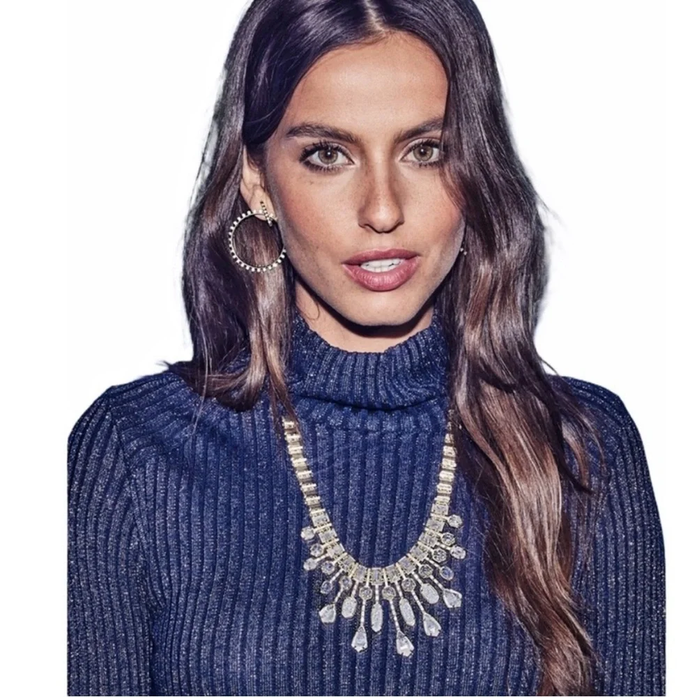 Kendra Scott Charlie Grace Earrings in Silver NWT‎